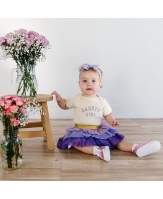 Baby Girls Daddy's Short Sleeve Bodysuit