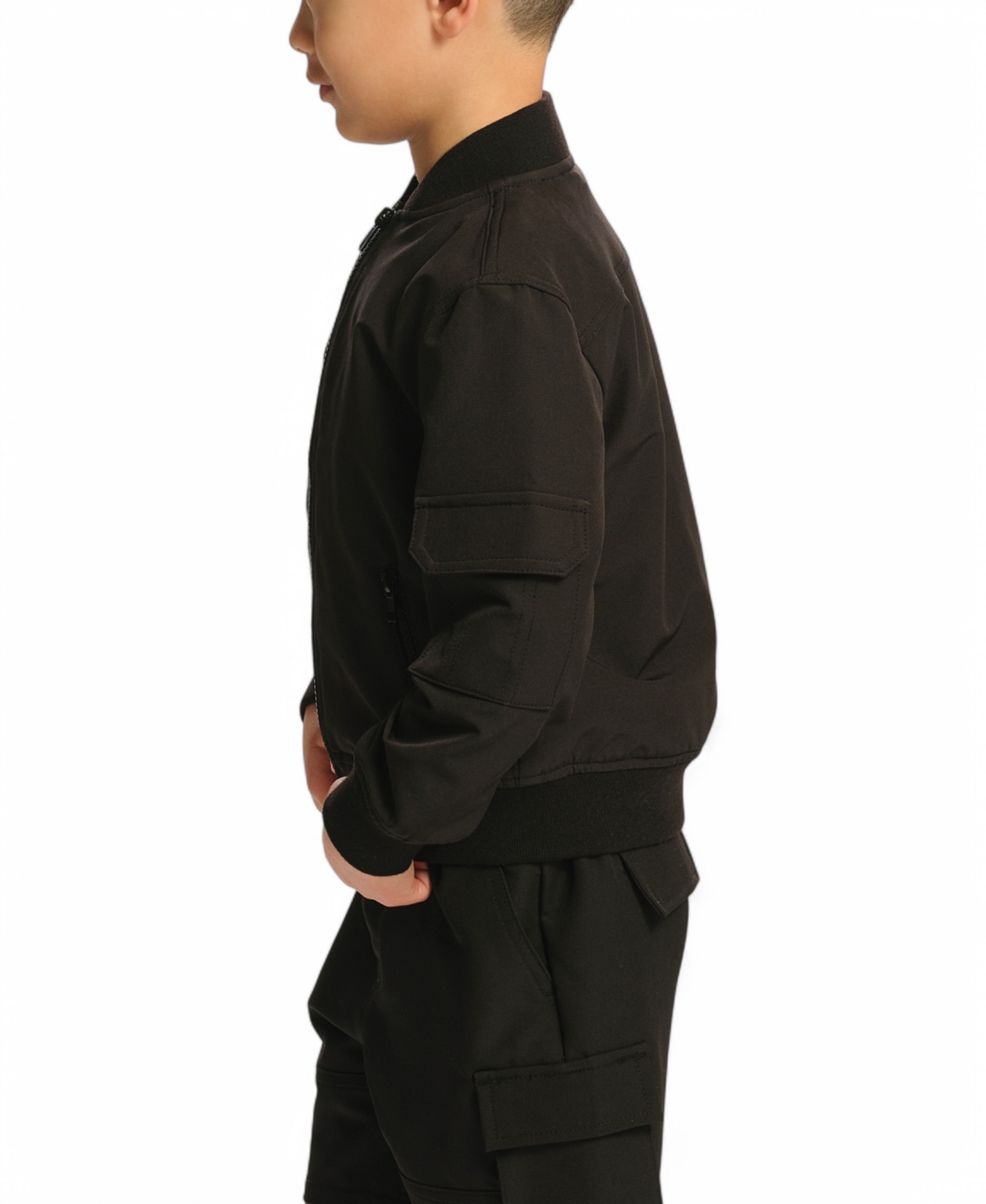Sovereign Code Toddler Boys 4-way Stretch Varsity Jacket In Black