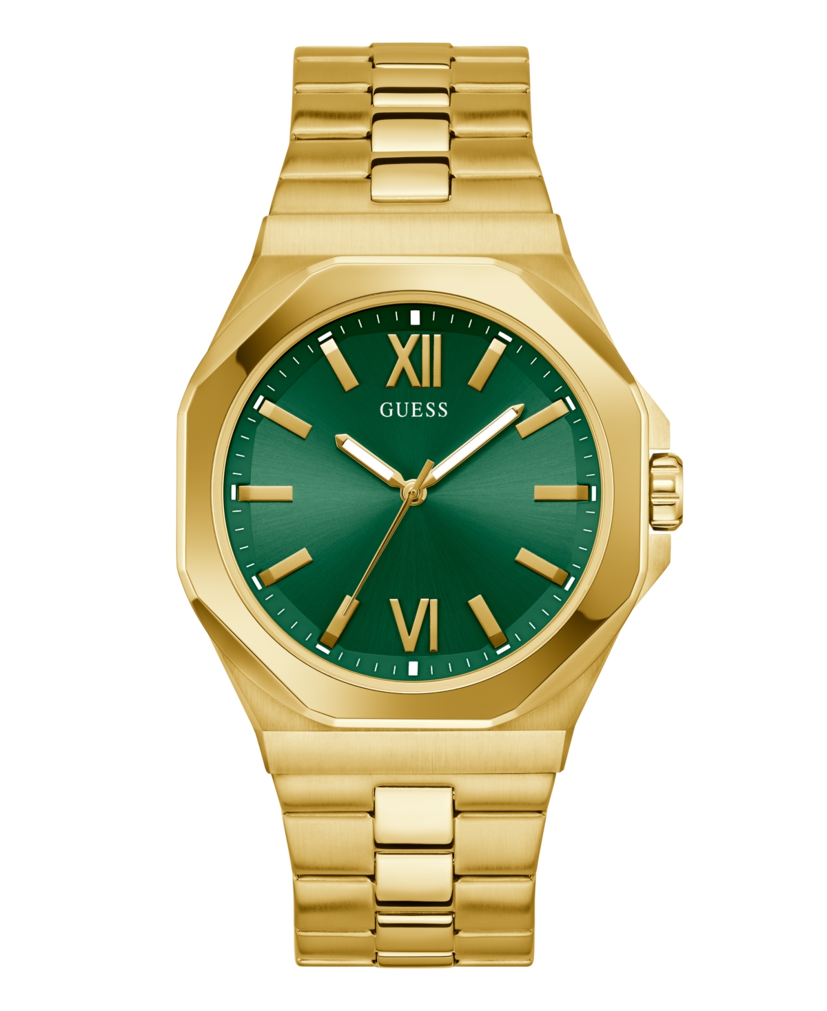 Men's Analog Gold-Tone Stainless Steel Watch, 42mm - Gold-Tone