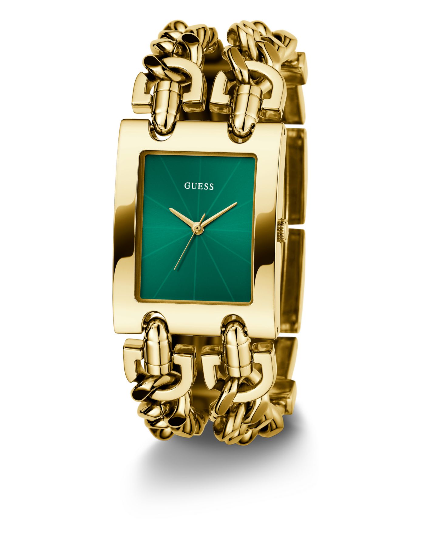 Женские часы GUESS Analog Gold-Tone Stainless Steel Watch, 28mm — фото 5