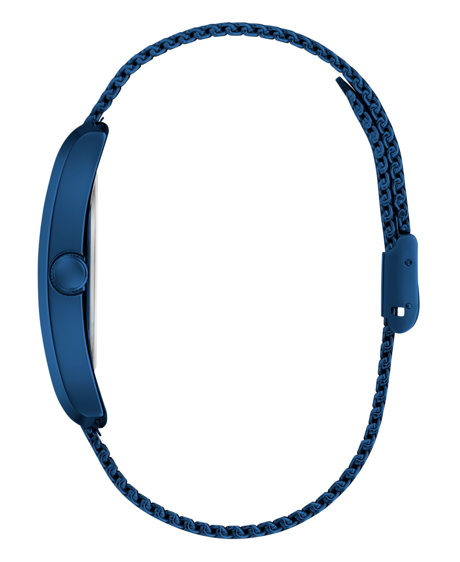 Men's Analog Blue Mesh Watch, 34mm