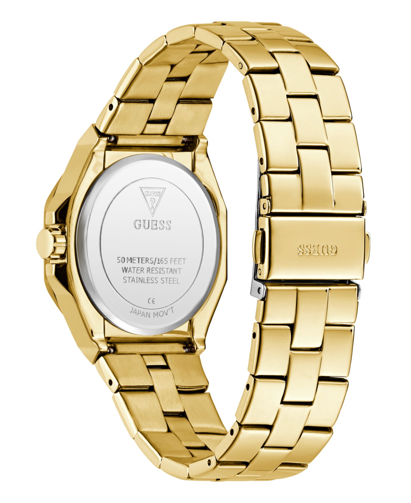 Женские часы GUESS Analog Gold-Tone Stainless Steel Watch, 34mm — фото 3