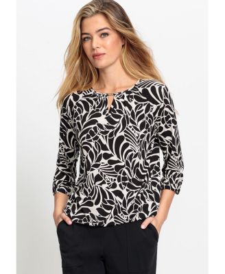 Women's Statement Leaf Print