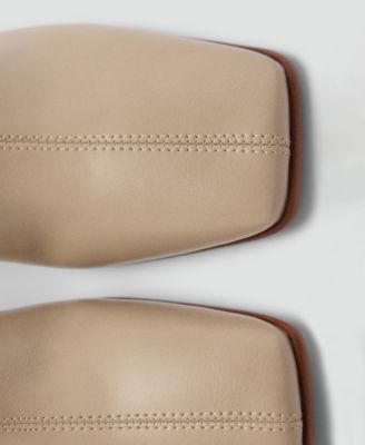 Women's Block Square Toed Ankle Boots