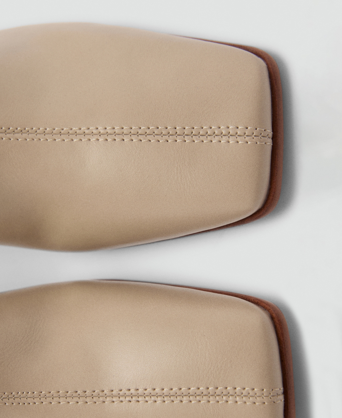 Mango Block Heel Bootie In Nude