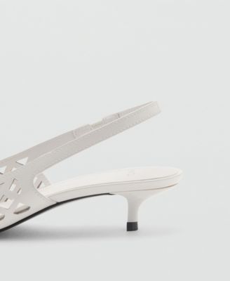 Women's Die-Cut Kitten Shoes