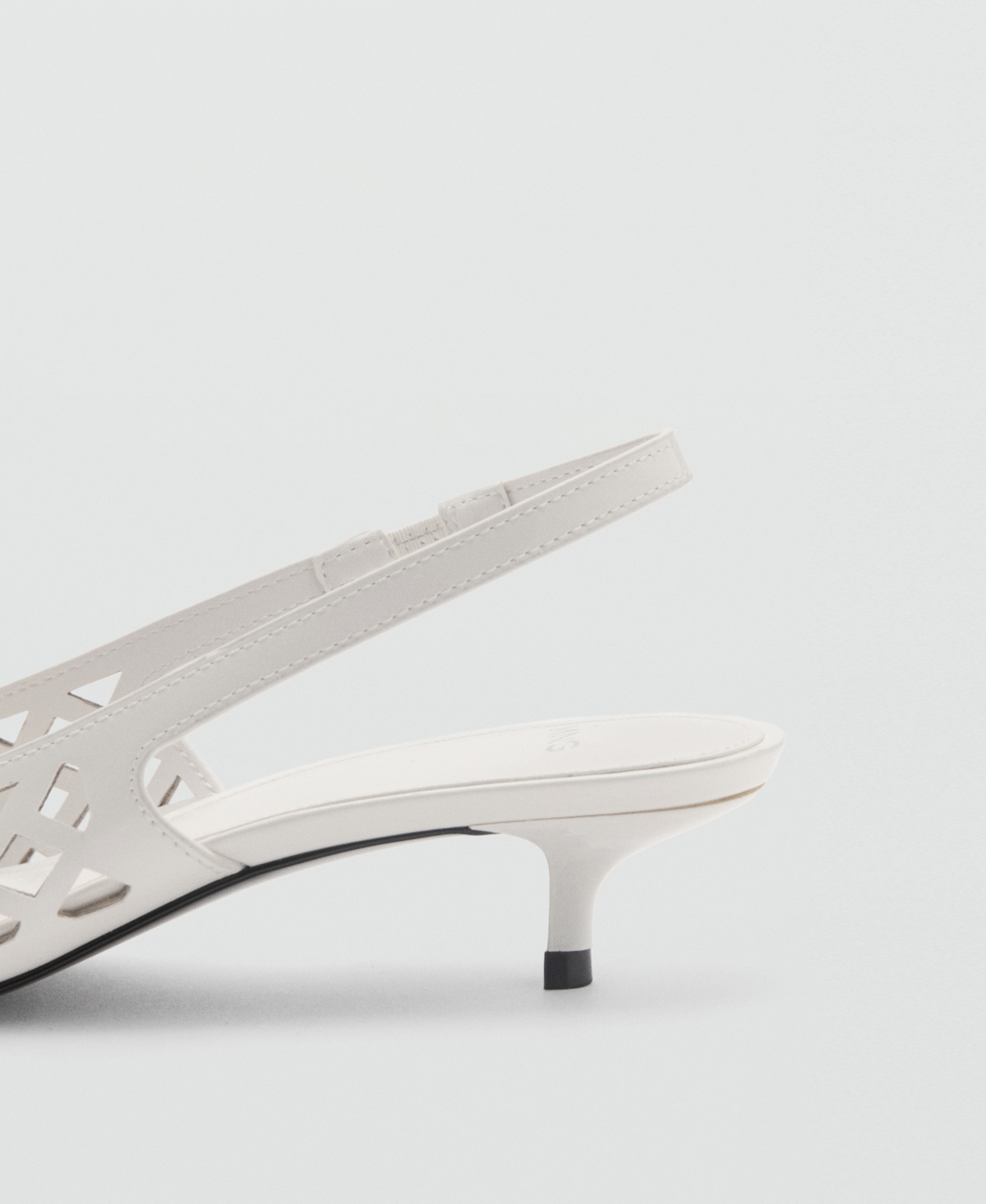 Mango Women's Die-Cut Kitten Shoes