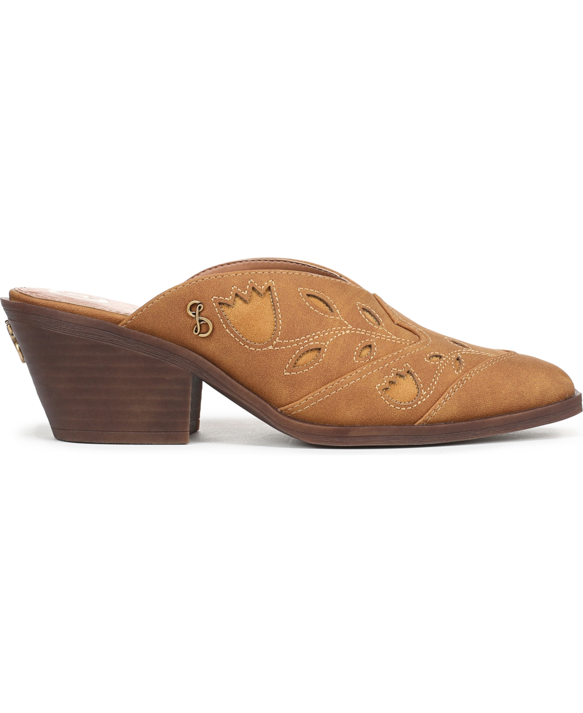 Sam & Libby Women's Floren Western Block Heel Mules