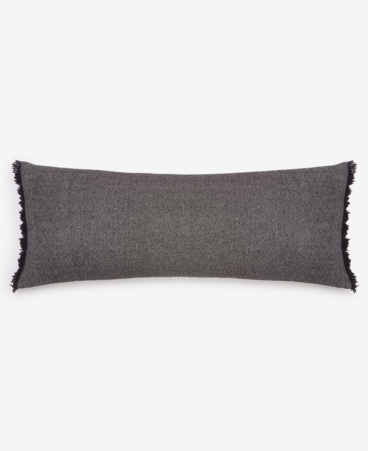 Oake Fringe Lumbar Decorative Pillow, 14" X 36", Exclusively At Macy's