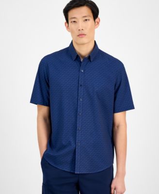 Alfani - Men's Signature Geo-Pattern Shirt