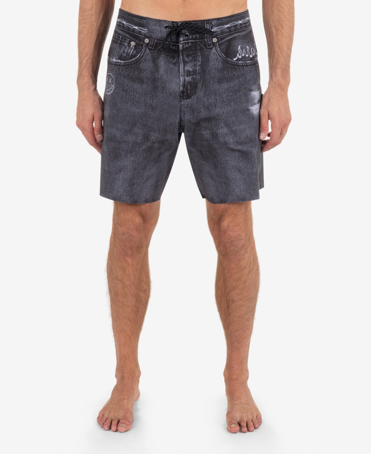 Men's Phantom Denim 18 Boardshorts - Black