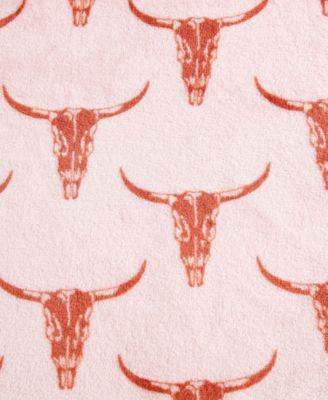 Steer Head Ultra Soft Plush Fleece Blanket, Twin