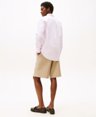 Men's Regular-Fit Striped Heritage Oxford Long-Sleeve Shirt