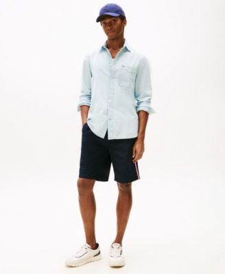 Men's Regular-Fit Chambray Pocket Shirt