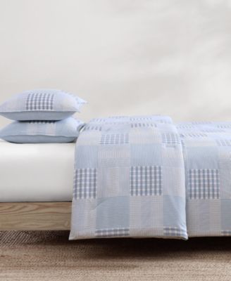 Hamptons Patchwork Cotton Duvet Cover Set