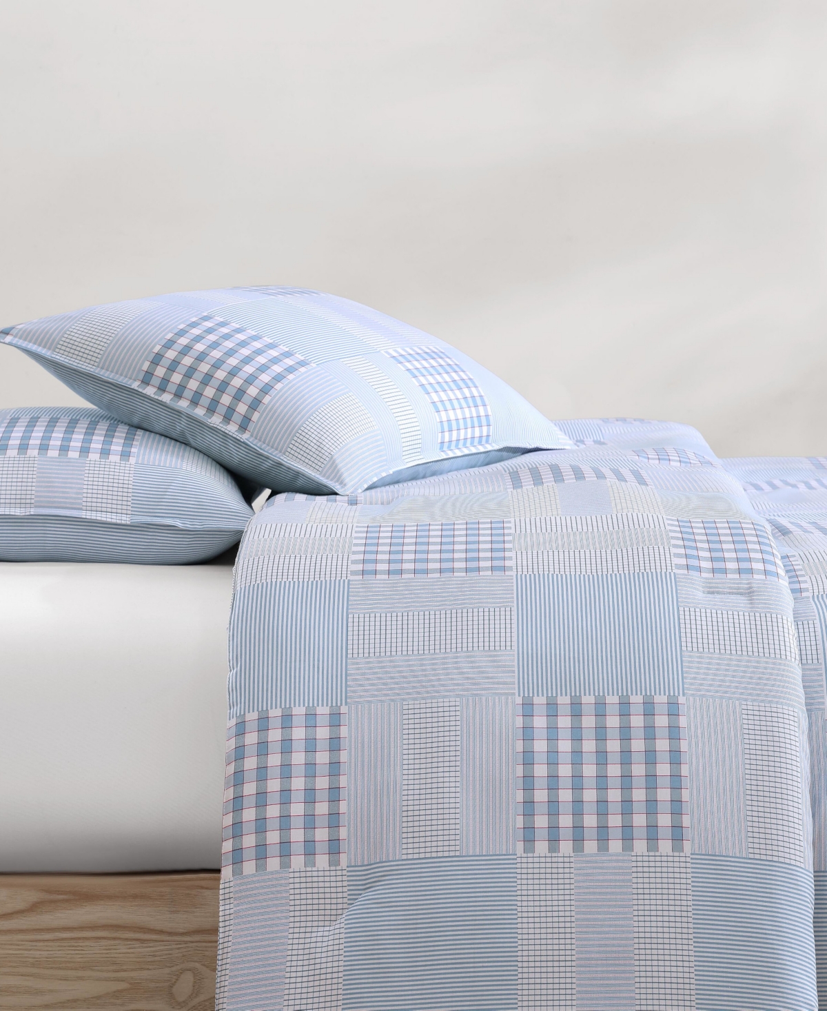 Tommy Hilfiger Hamptons Patchwork Cotton 2-pc. Comforter Set, Twin/twin Xl In Blue
