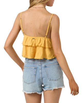Juniors' Chloey Sleeveless Flowy Tank Top