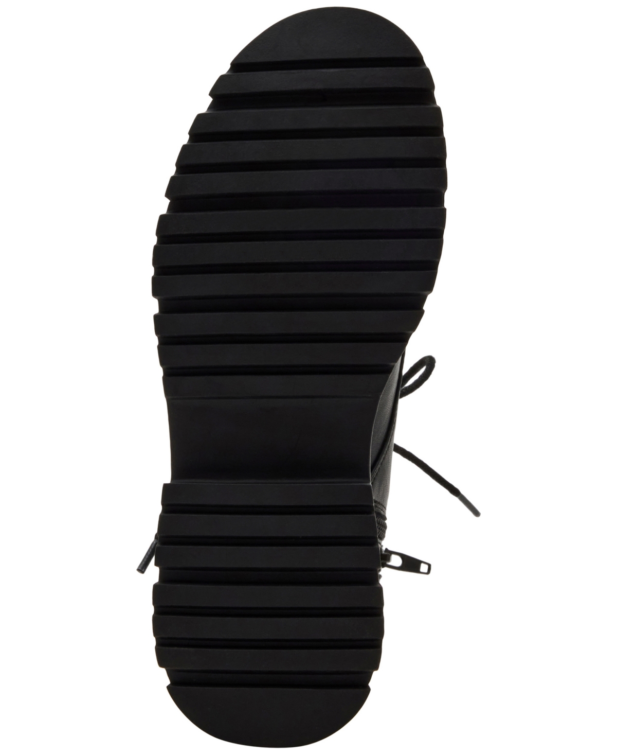 Madden Girl Maisey Lace-up Combat Booties In Black