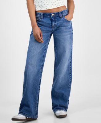 Juniors' Low-Rise Baggy Jeans