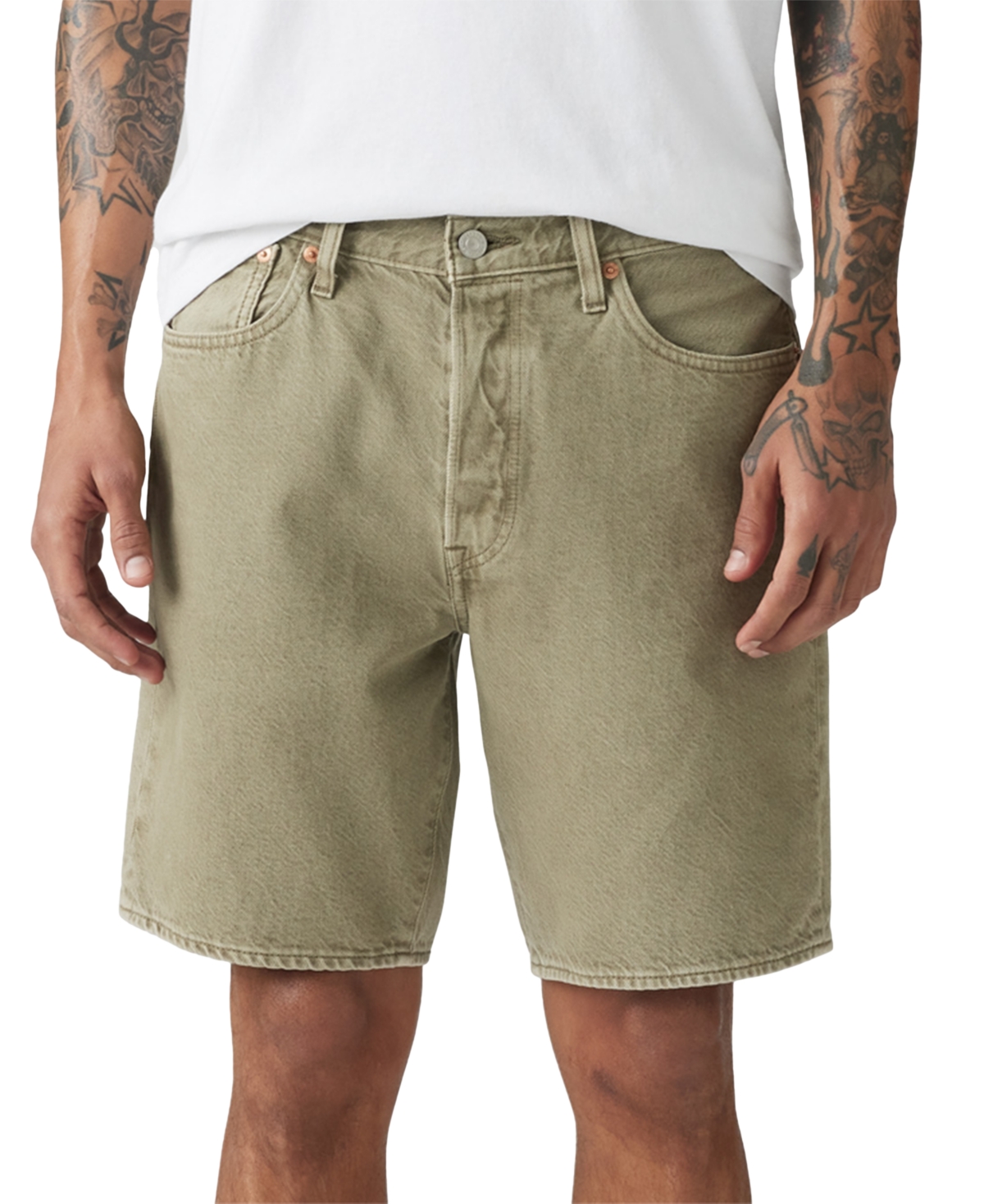Levi's Men's 501 Original Regular-fit 9" Lightweight Denim Shorts