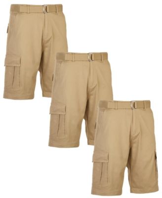 Men's 3-Pack Flex Stretch Cargo Shorts
