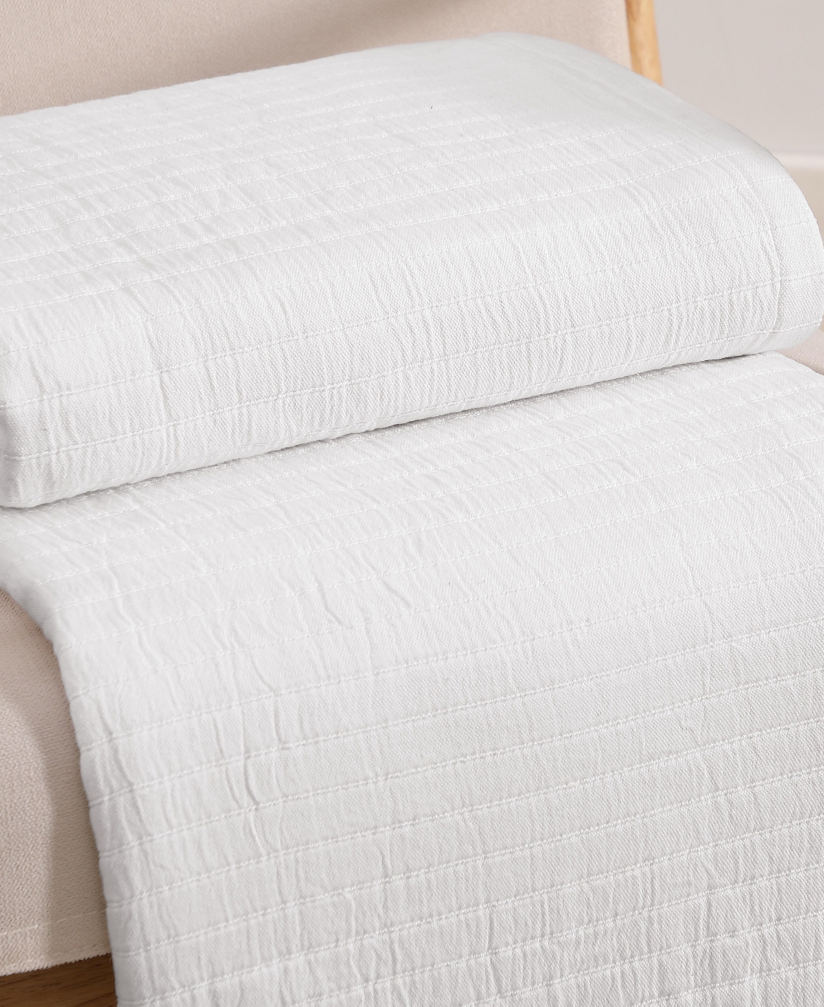 Tommy Hilfiger Essential Weave Cotton Blanket, Twin