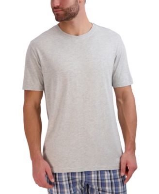 Men's 2-Pc. Relaxed-Fit Sleep T-Shirt & Stretch Plaid Pajama Pants Set