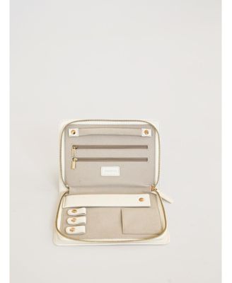 Travel Jewelry Organizer White