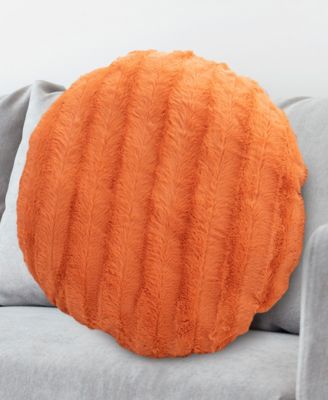 Decorative Round Deccorative Pillow Set, 18" x 18"