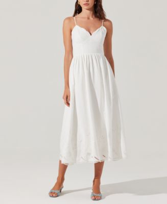 ASTR the Label Women's Kaidi Embroidered Midi Dress