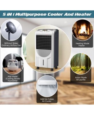 Air Cooler Heater Portable Evaporative Fan Filter Humidifier