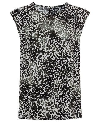 Women's Modern Animal Print Blouse