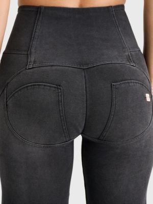 Women's High-Rise Sculpting Palazzo Flare Jeans