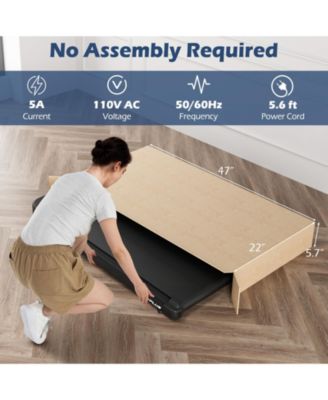 2.5HP Under Desk Treadmill with Remote Control and 3 Countdown Modes