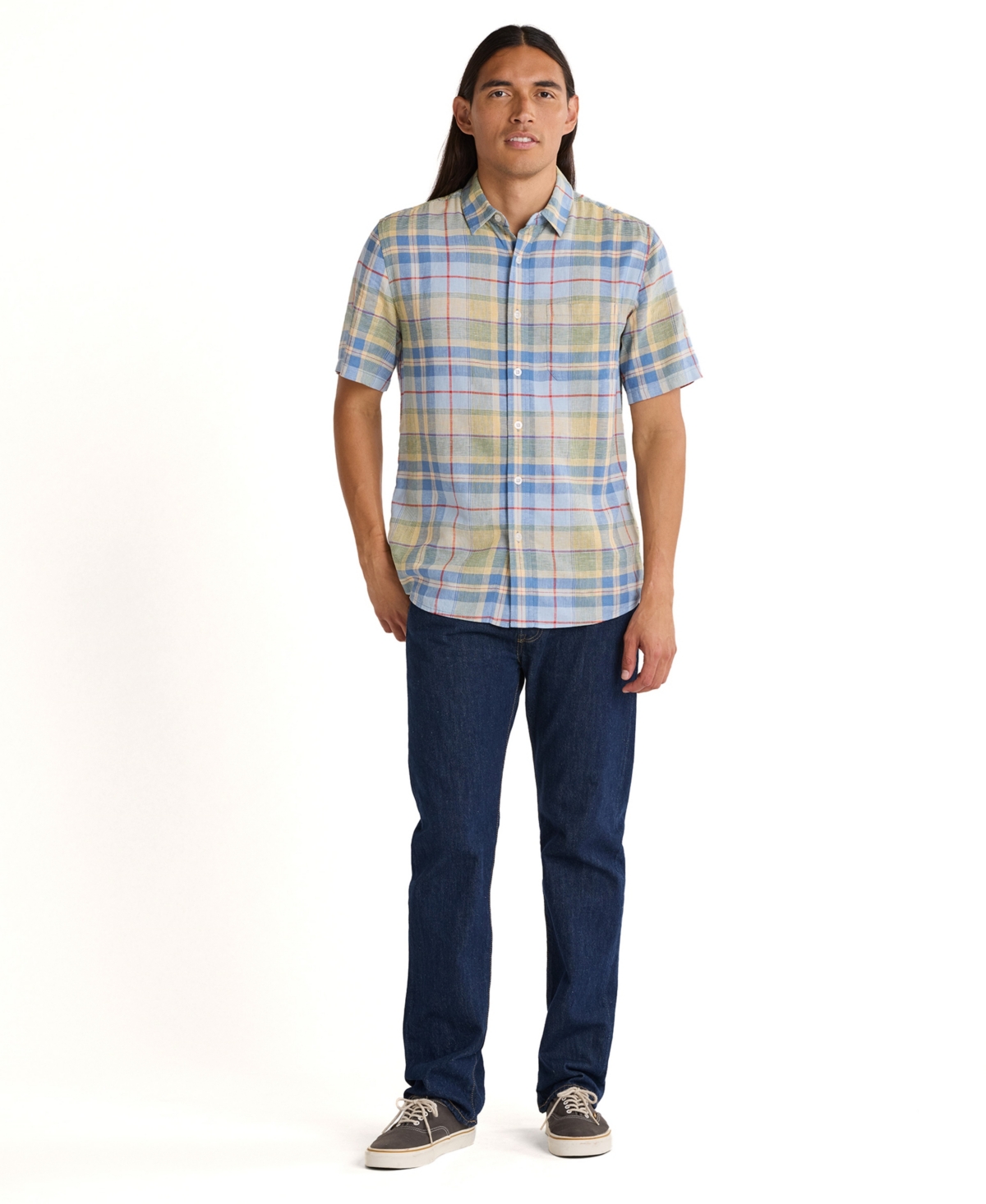Pendleton Men's Short Sleeve Linen Dawson Shirt