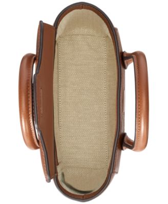 Tanner Small Pebbled Leather Satchel