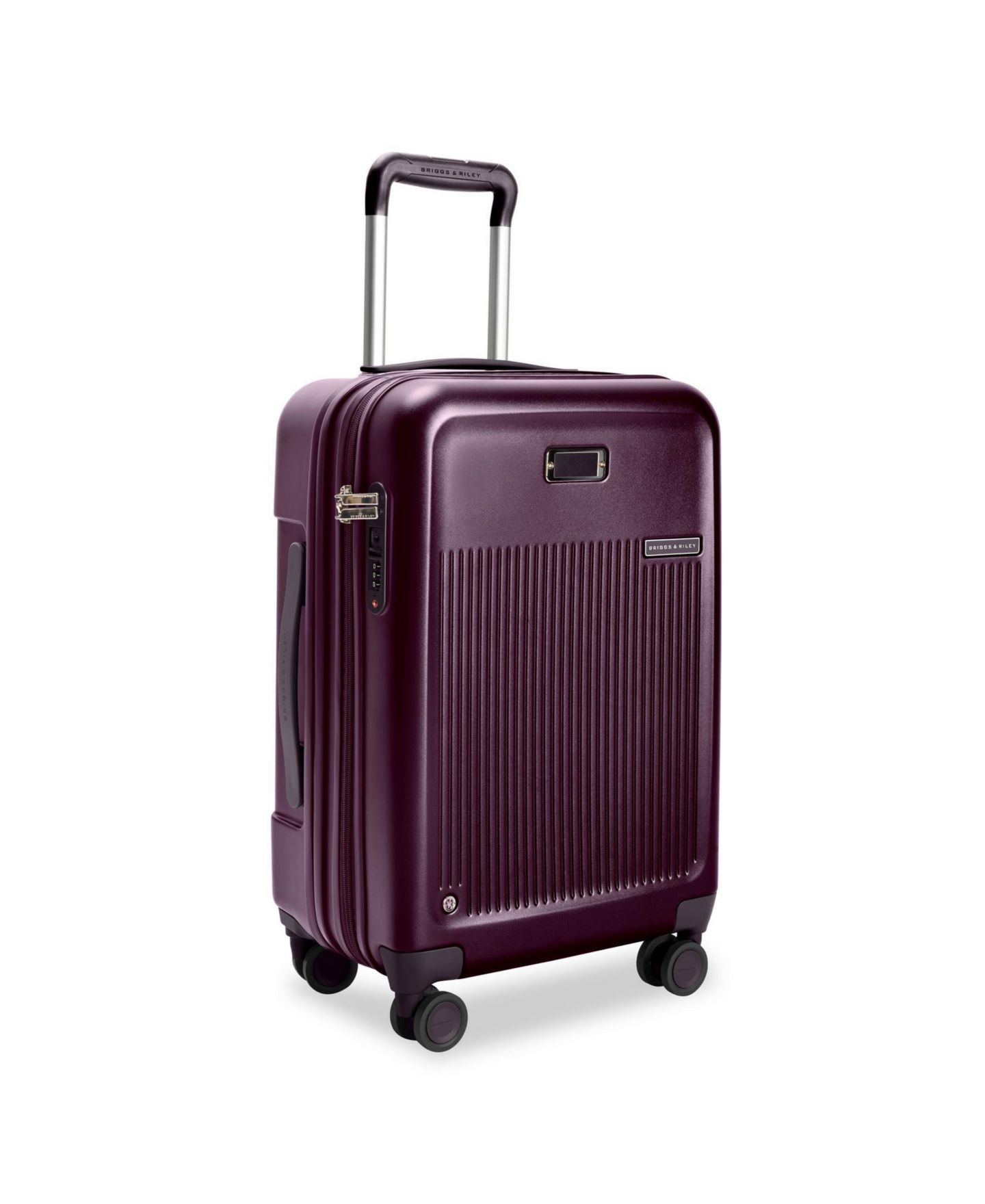 Чемодан Briggs & Riley 22" Sympatico Essential Carry-On Expandable Spinner, цвет: Сливовый — фото 5