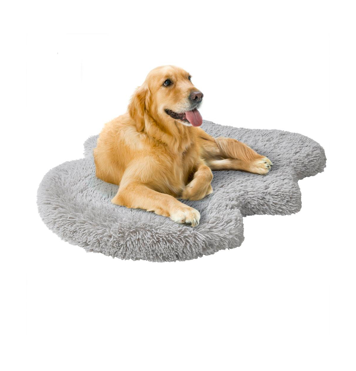 Faux Fur Pet Mat - Grey