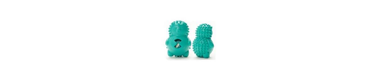 Hedgehog with tennis ball Dog Toy - Tortoise puzzle