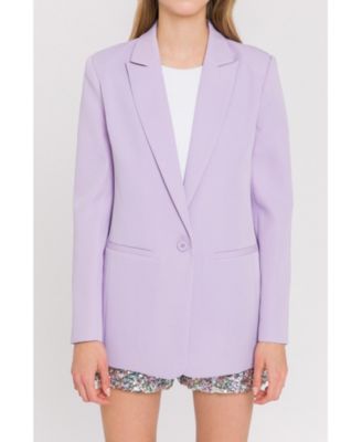 Women's Tailored Single Button Blazer