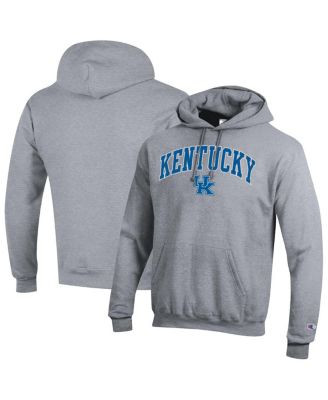 Champion - Men's&nbsp; Heather Gray Kentucky Wildcats Arch Over Logo Pullover Hoodie