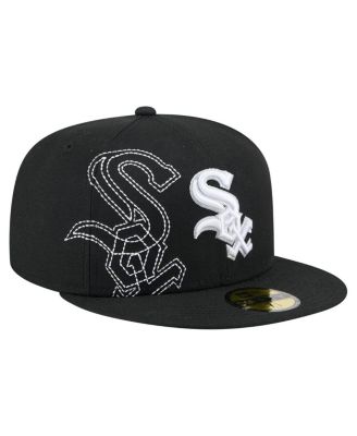 New Era - Men's Black Chicago White Sox Yarn Stitch 59FIFTY Fitted Hat