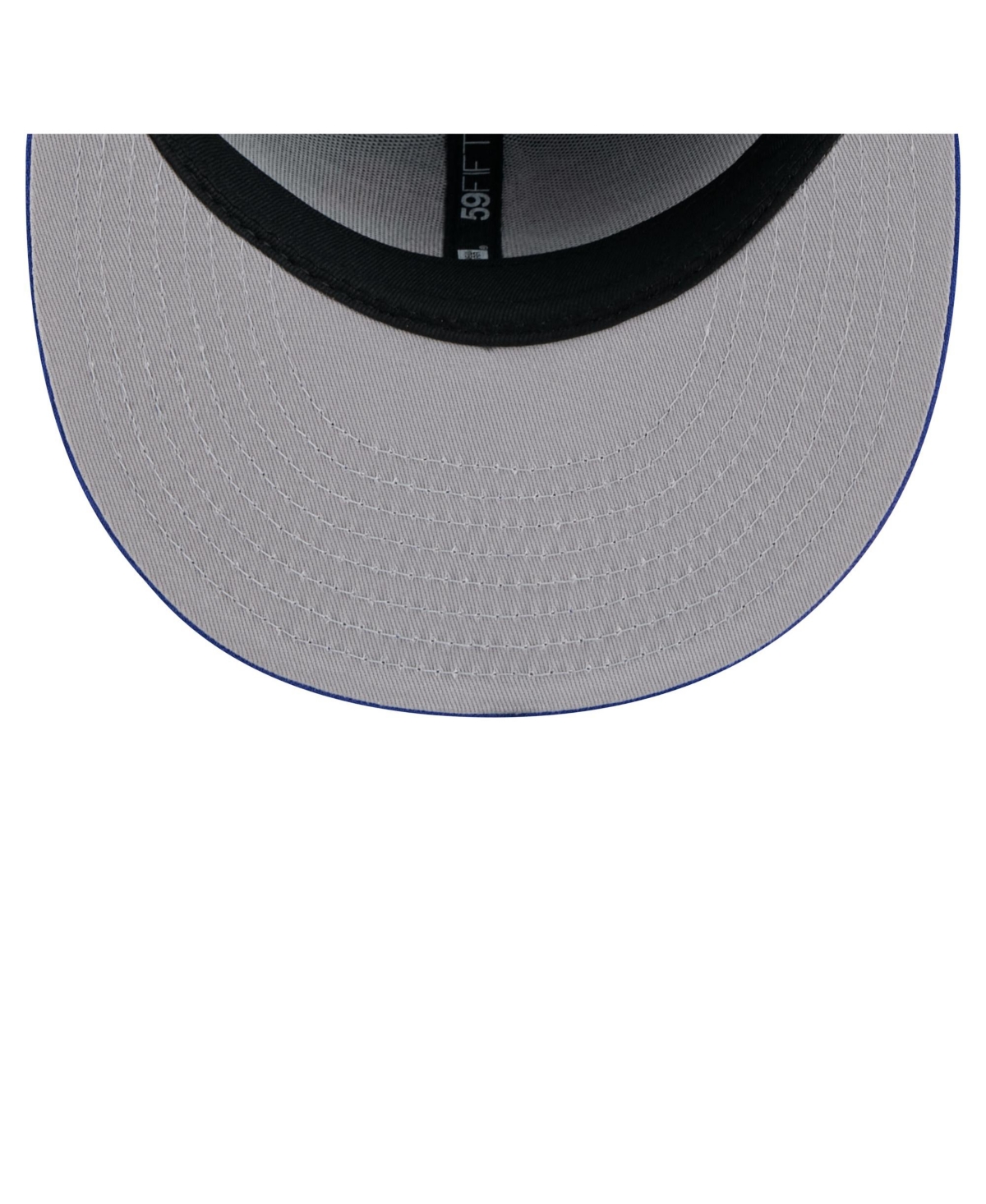 NEW ERA MEN'S BLUE NEW YORK KNICKS STATE STITCH 59FIFTY FITTED HAT 