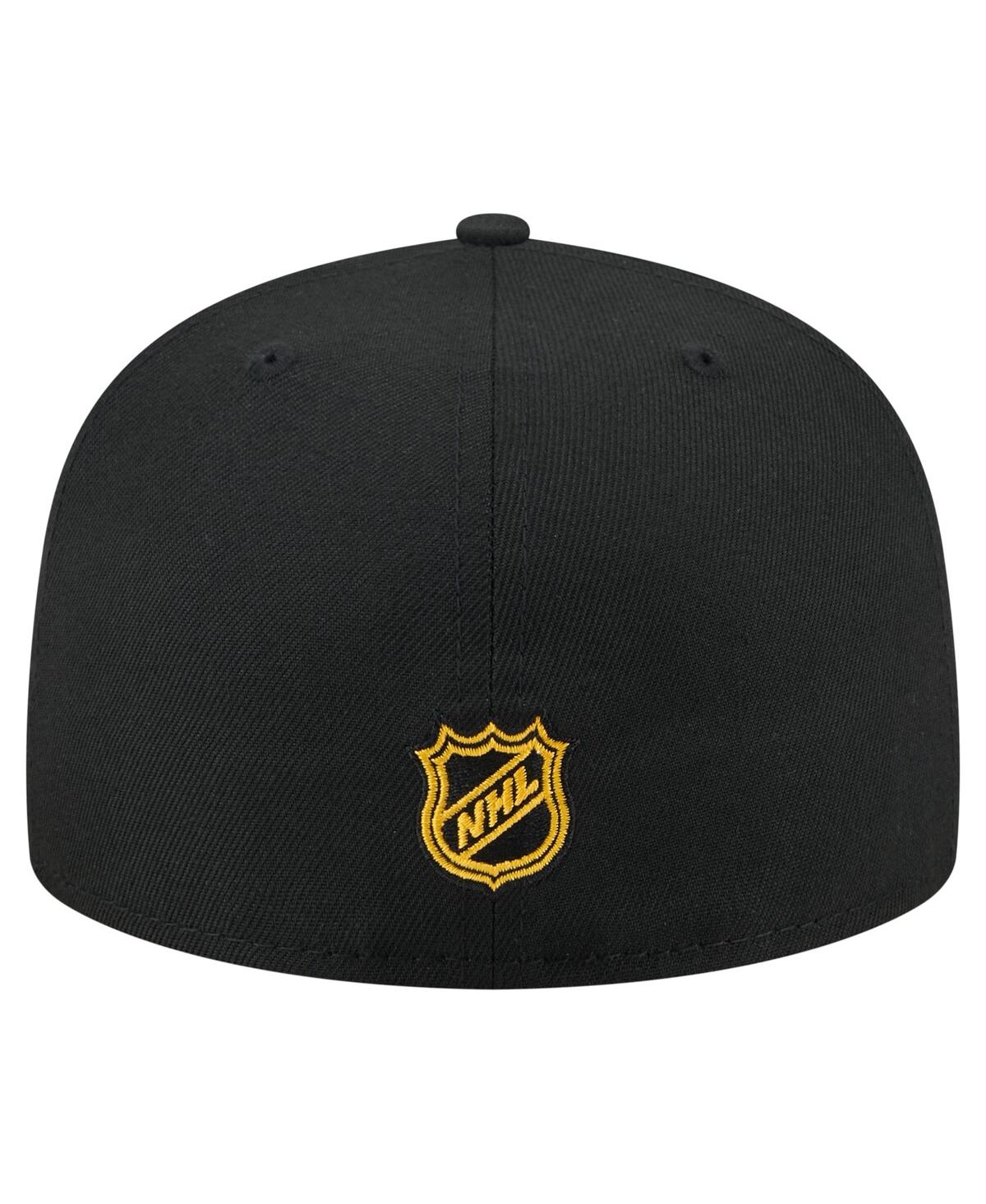 New Era Men's Black Pittsburgh Penguins State Stitch 59fifty Fitted Hat In Black