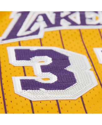 X Dannijo Women's Yellow Magic Johnson Los Angeles Lakers Fashion Cropped Basketball Jersey