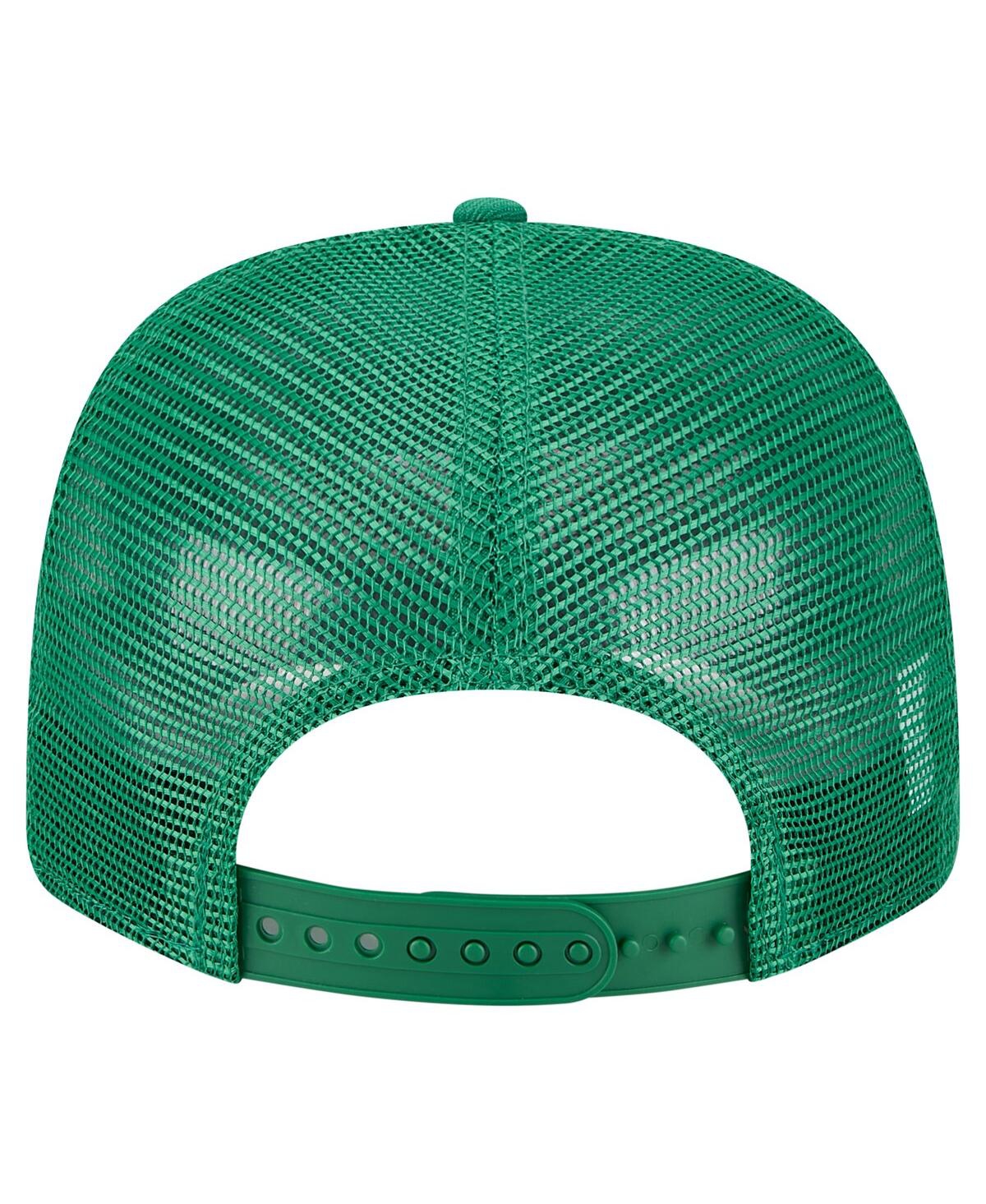 NEW ERA MEN'S KELLY GREEN PHILADELPHIA EAGLES MAIN TRUCKER 9SEVENTY STRETCH-SNAP HAT 
