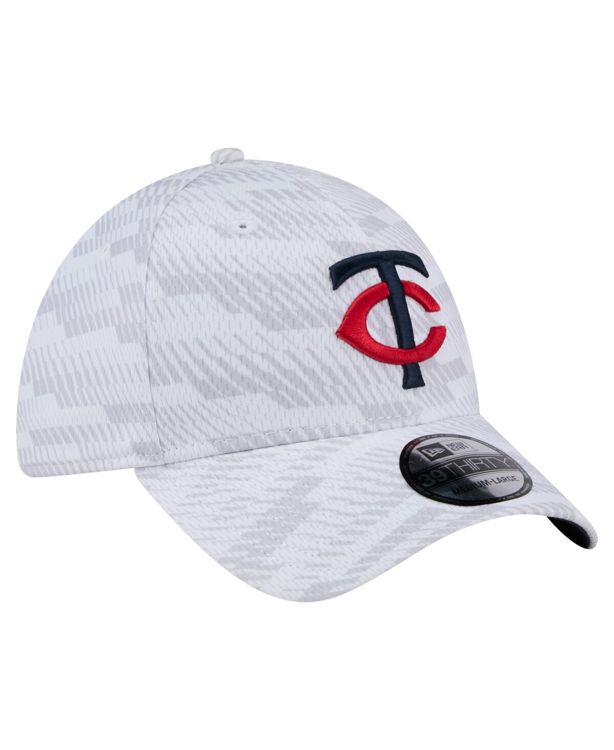 NEW ERA MEN'S WHITE MINNESOTA TWINS GRADED 39THIRTY STRETCH FIT HAT 