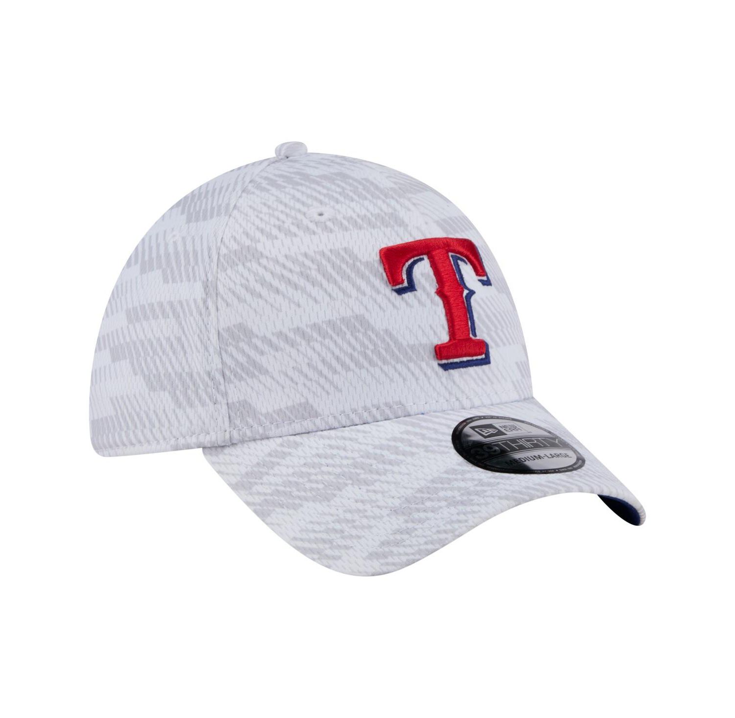 Men's White Texas Rangers Graded 39THIRTY Stretch Fit Hat