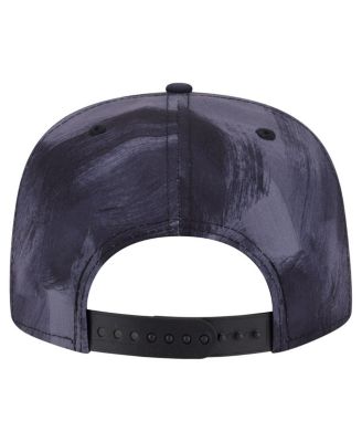 Men's Navy New York Mets Printed Golfer Snapback Hat