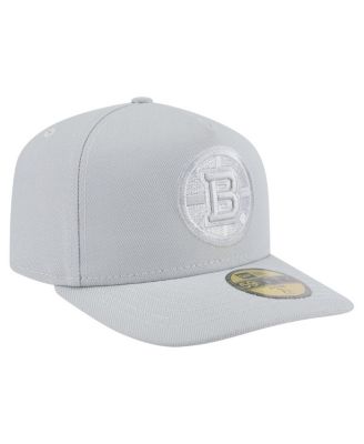 Men's Gray Boston Bruins Color Pack A-Frame 59FIFTY Fitted Hat